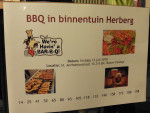 BBQ in binnentuin Herberg 